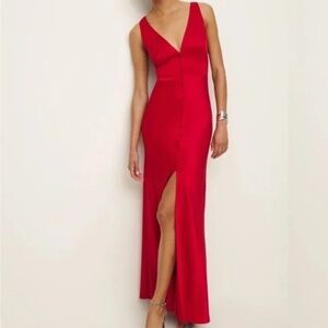 Reformation NWT Elaina Satin Dress
